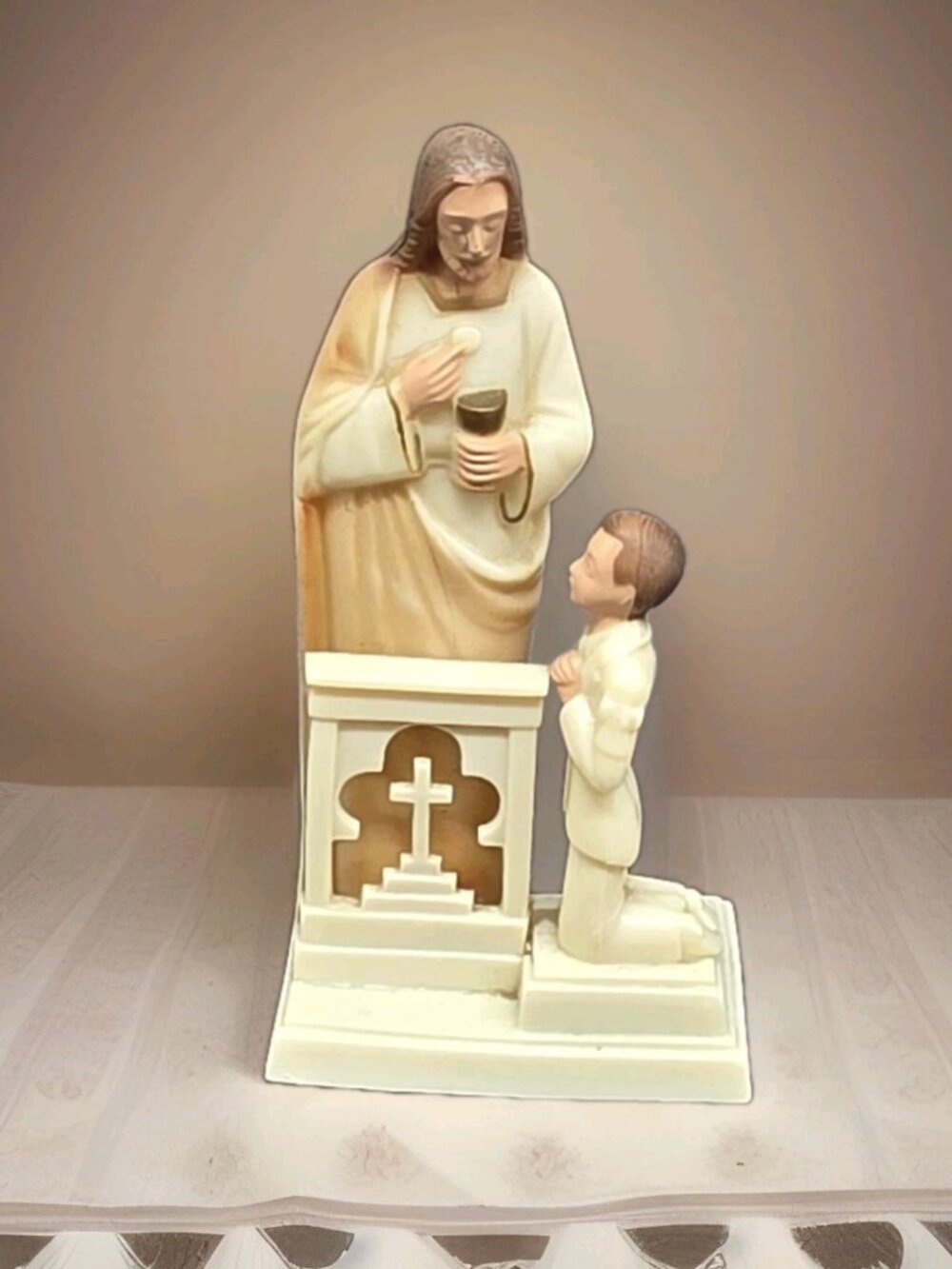 Hartland #228 Plastics Jesus First Communion Figurine Cake Topper Catholic Vtg